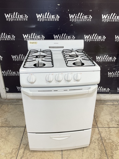 [104988] Hotpoint Used Gas Propane Stove 24inches (White) 