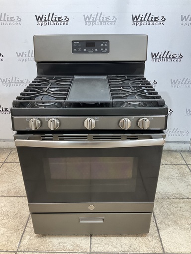 [105015] Ge Used Natural Gas Stove 30inches (Stainless) 