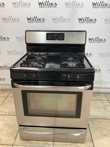 [105028] Frigidaire Used Natural Gas Stove 30inches (Stainless Steel) 