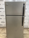 Frigidaire Used Refrigerator Top and Bottom 30x65 1/2” (Stainless Steel) 