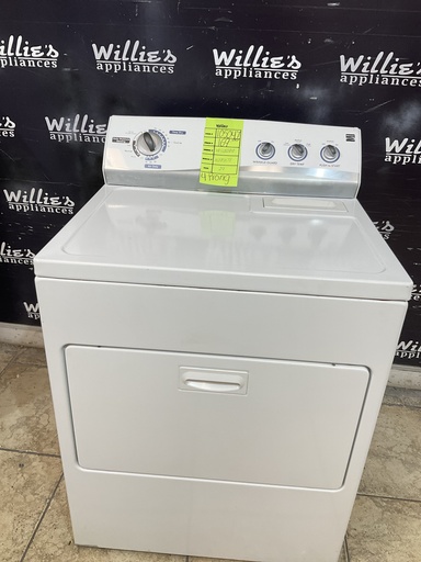 [105047] Kenmore Used Electric Dryer 220volts (30 AMP) 29inches {4 prong} (White) 