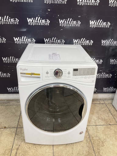 [105041] Whirlpool Used Washer Front-load 27inches (White) 