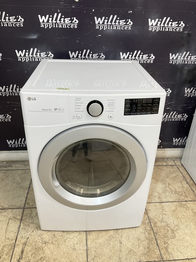 [105084] Lg Used Natural Gas Dryer 27inches (White) 