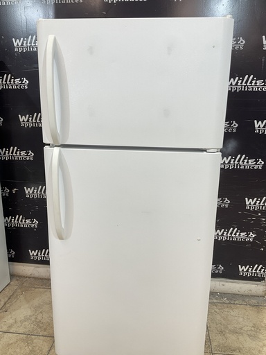 [105094] Frigidaire Used Refrigerator Top and Bottom 30x66 (white) 