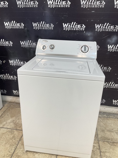 [105067] Whirlpool Used Washer Top-load 27inches (white)