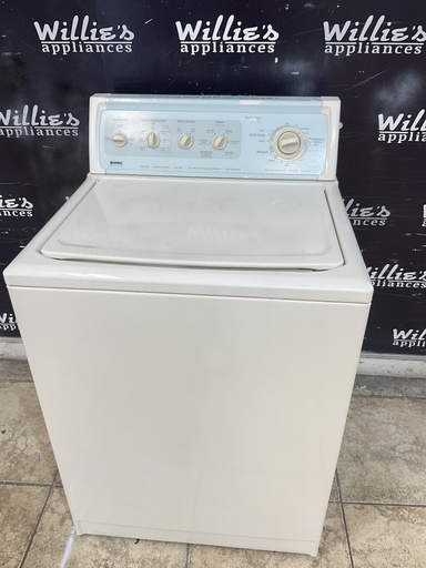 [105077] Kenmore Used Washer Top-load 27inches (bisque) 