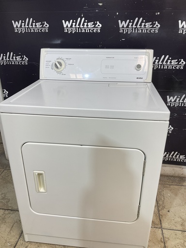 [105088] Kenmore Used Electric Dryer 220volts (30 AMP) 29inches {3 prong} (White) 