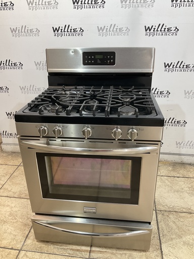 [105114] Frigidaire Used Natural Gas Stove 30inches (Stainless Steel) 