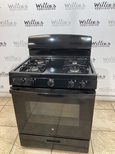 [105106] Ge Used Gas Propane Stove 30inches  (Black) 