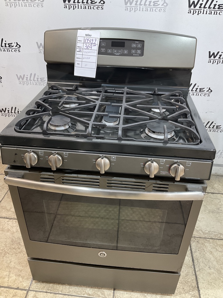 Ge Used Natural Gas Stove 30inches (Stainless Steel) 