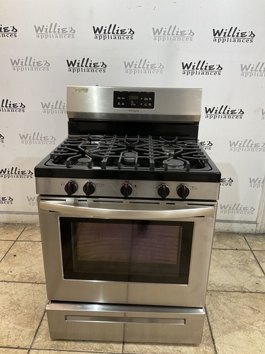 [105151] Frigidaire Used Gas Propane Stove 30inches (Stainless Steel) 