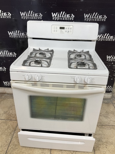 [105149] Frigidaire Used Natural Gas Stove 30inches (White) 