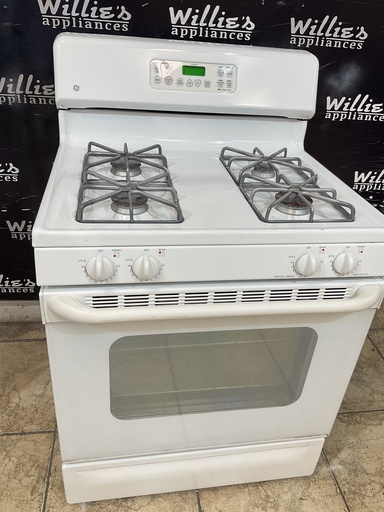 [105164] Ge Used Natural Gas Stove 30inches (White) 