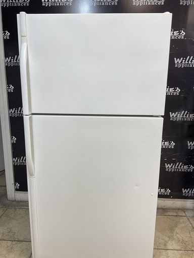 [105163] Kenmore Used Refrigerator Top and Bottom 33x66 (White) 