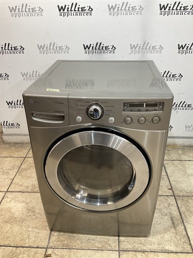 [105173] Lg Used Natural Gas Dryer 27inches (grey) 