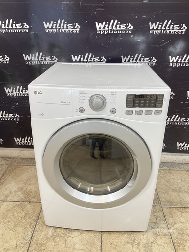 [105172] Lg Used Electric Dryer 220volts (30 AMP) 27inches {3 prong} (White) 