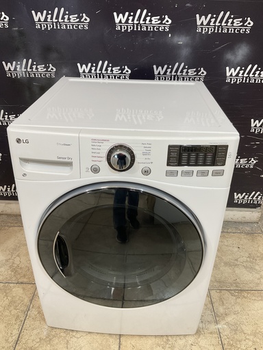 [105171] Lg Used Electric Dryer 220volts (30 AMP) 27inches {4 prong} (White)