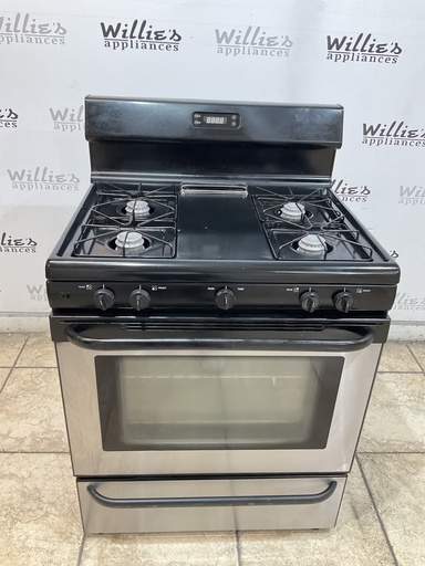 [105209] Frigidaire Used Natural Gas Stove 30inches (Stainless Steel) 