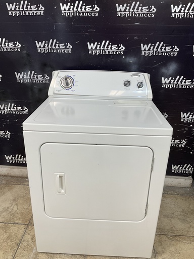 [105215] Whirlpool Used Electric Dryer 220volts (30 AMP) 29inches {3 prong} (white) 