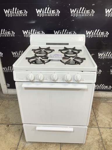 [105219] Premier Used Natural Gas Stove 24inches (White) 