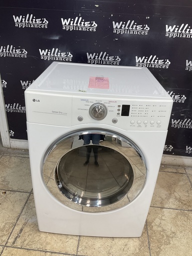 [105236] Lg Used Natural Gas Dryer 27inches (white) 