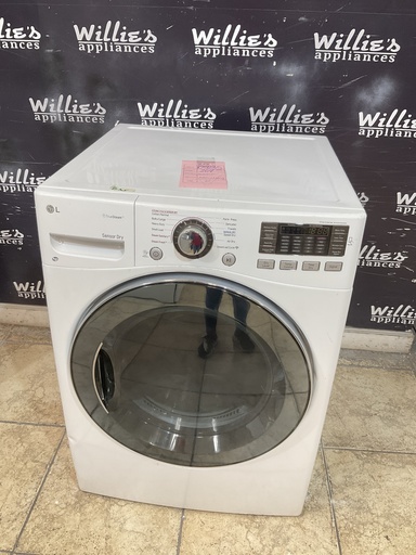 [105235] Lg Used Natural Gas Dryer 27inches (white) 