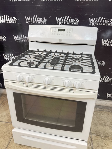 [105255] Kenmore Used Natural Gas Stove 30inches (White) 