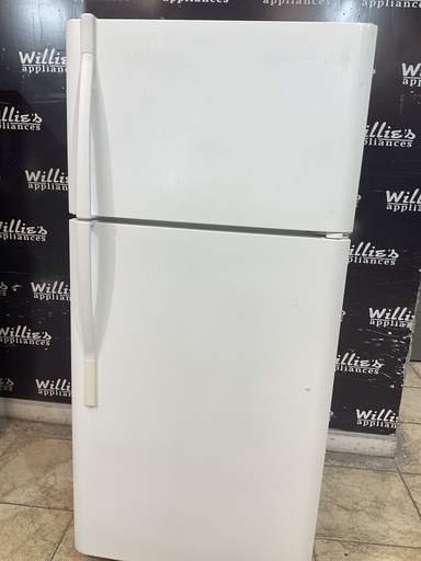 [105256] Amana Used Refrigerator Top and Bottom 30x66 1/2” (White) 