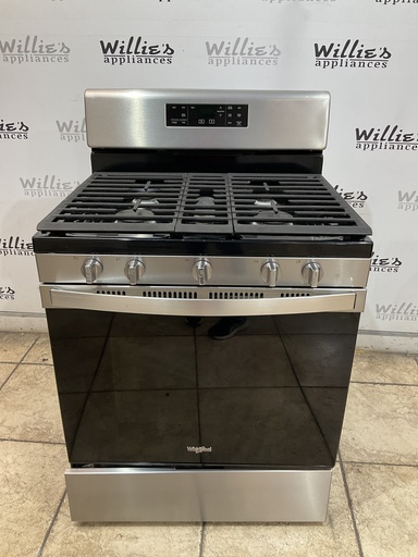 [105272] Whirlpool Used Natural Gas Stove 30inches (stainless steel) 