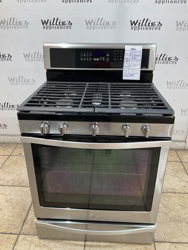 [105229] Whirlpool Used Gas Propane Stove 30inches (Stainless Steel) 