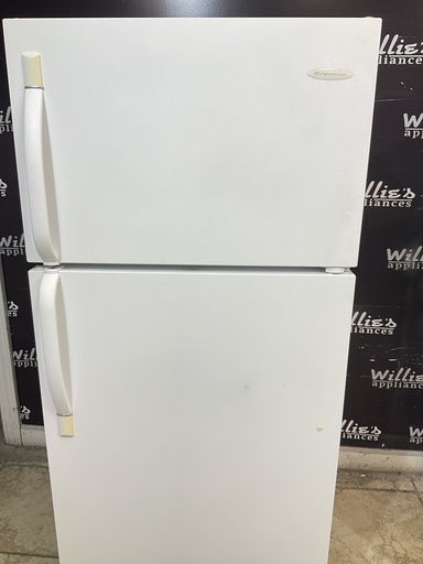 [105277] Frigidaire Used Refrigerator Top and Bottom 28 1/2” x 65” (White) 