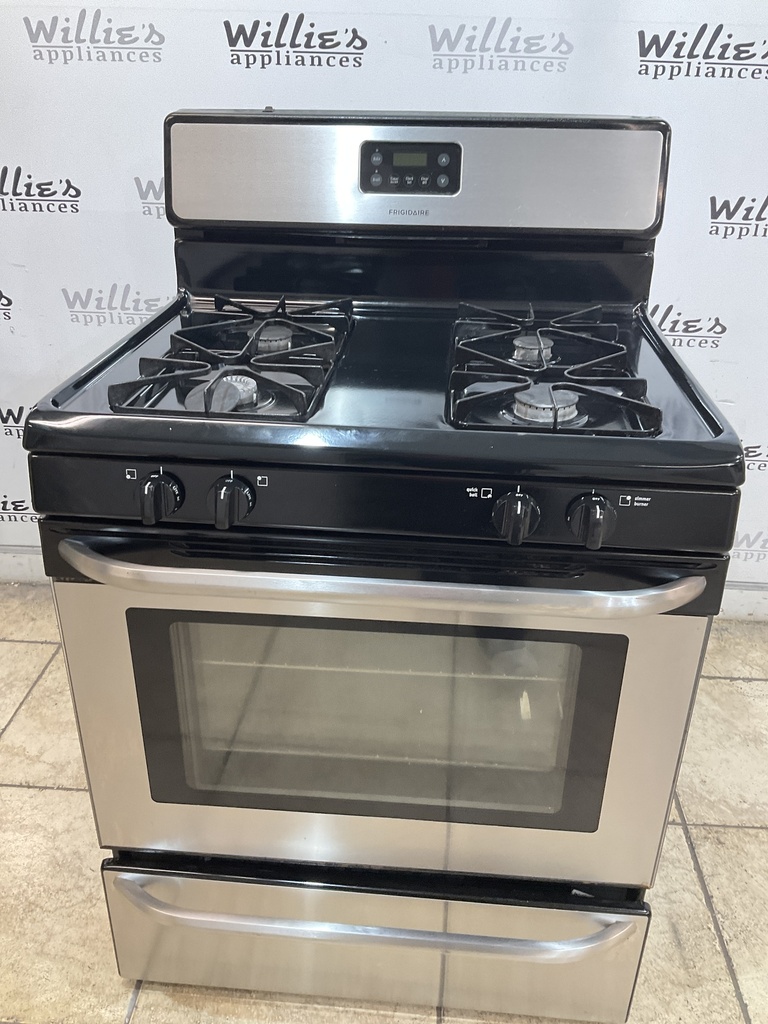 Frigidaire Used Natural Gas Stove 30inches (Stainless Steel) 