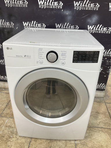 [105293] Lg Used Natural Gas Dryer 27inches (White) 