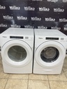 Whirlpool Used Electric Set Washer/Dryer Front-load 220volts (30 AMP) 27inches {4 prong} (White) 