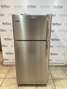 Frigidaire Used Refrigerator Top and Bottom 30x66 (Stainless Steel) 