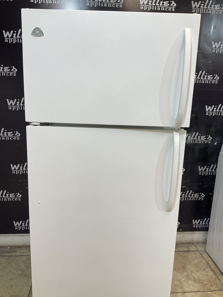 White Westinghouse Used Refrigerator Top and Bottom 30x65 1/2” (White) 
