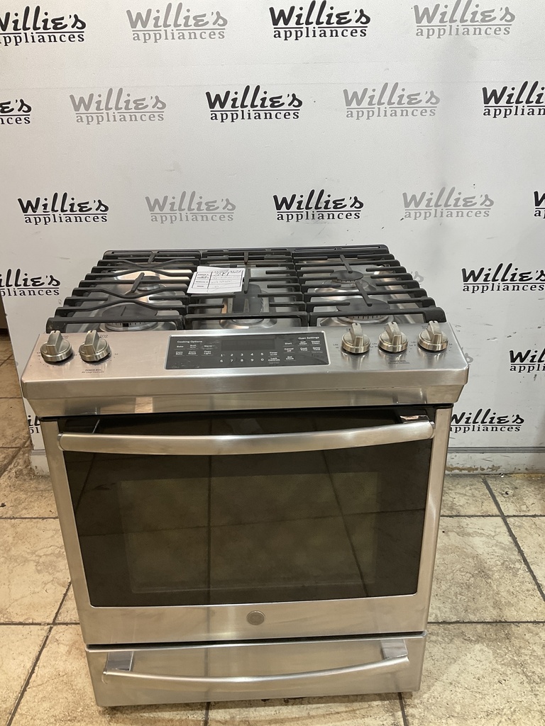 Ge Used Natural Gas Stove 30inches (Stainless Steel) 