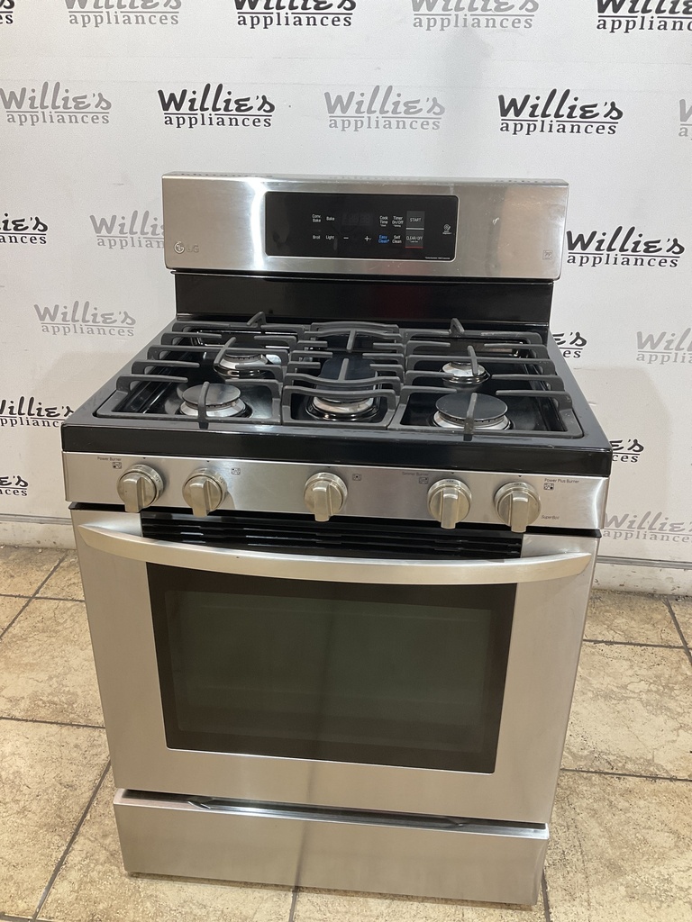 Lg Used Natural Gas Stove 30inches (Stainless Steel) 