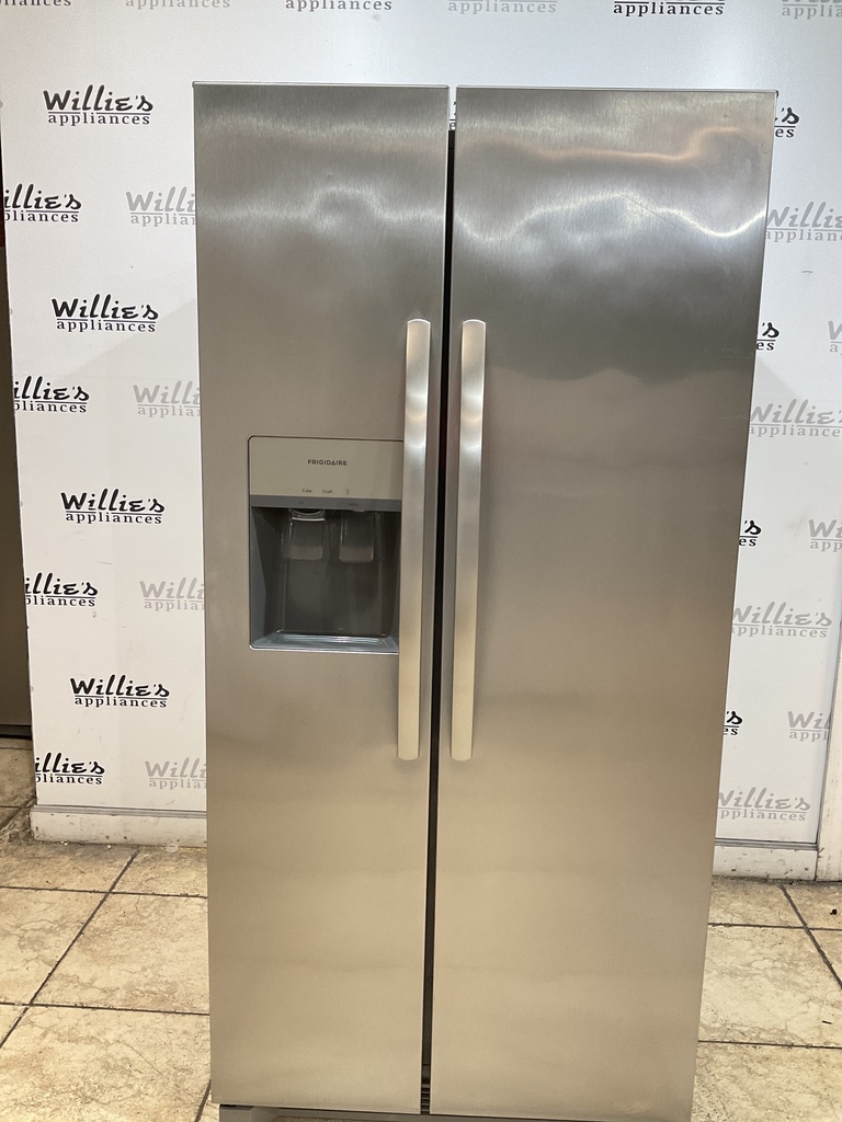 Whirlpool Used Refrigerator Side by Side 36x69 1/2” (Stainless Steel) 
