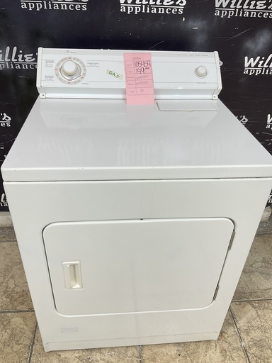[105459] Whirlpool Used Natural Gas Dryer 29inches (white) 