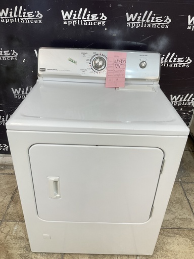 [105456] Maytag Used Natural Gas Dryer 29inches (white) 