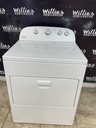 Whirlpool Used Electric Dryer 220volts (30 AMP) 29inches {4 prong} (white)