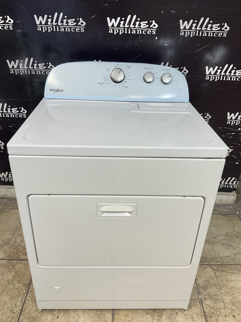 Whirlpool Used Electric Dryer 220volts (30 AMP) 29inches {4 prong} (White) 