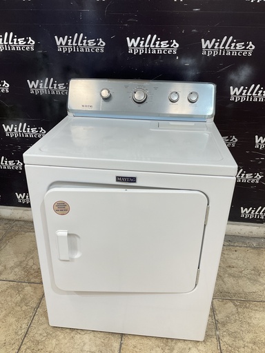 [105481] Maytag Used Electric Dryer 220volts (30 AMP) 29inches {3 prong} (White) 