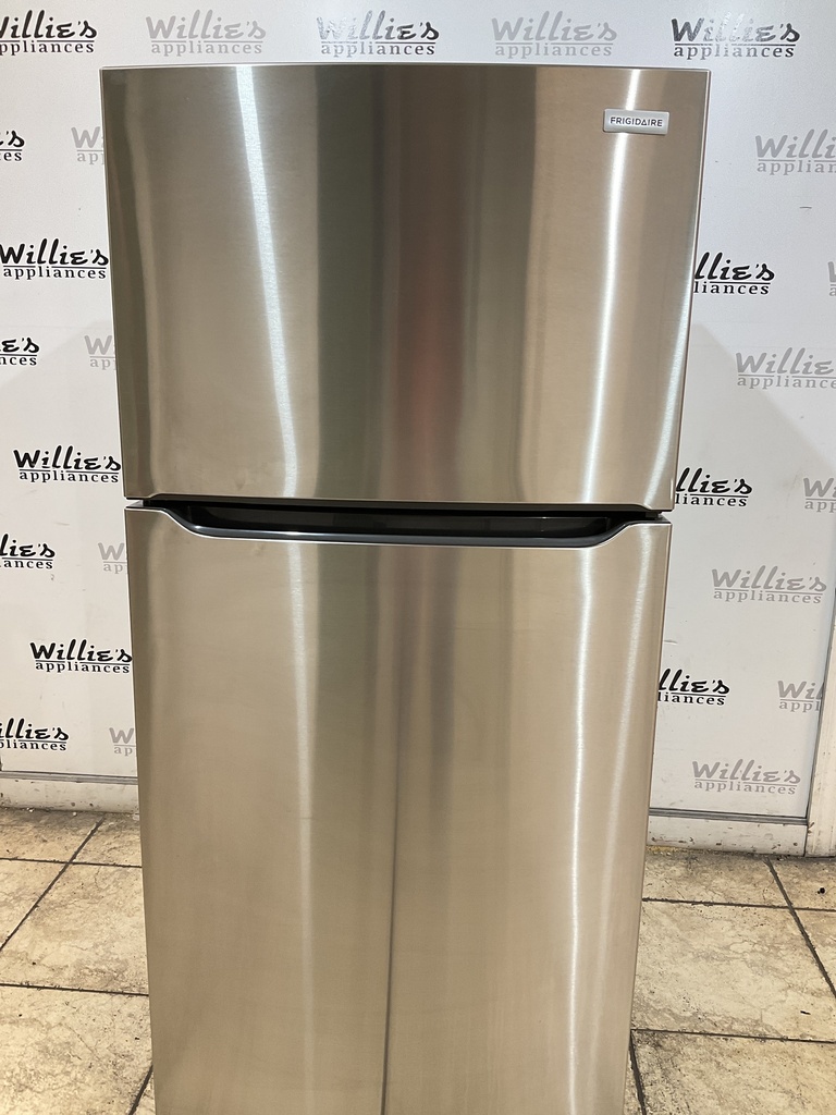 Frigidaire Used Refrigerator Top and Bottom 30x66 (Stainless Steel)