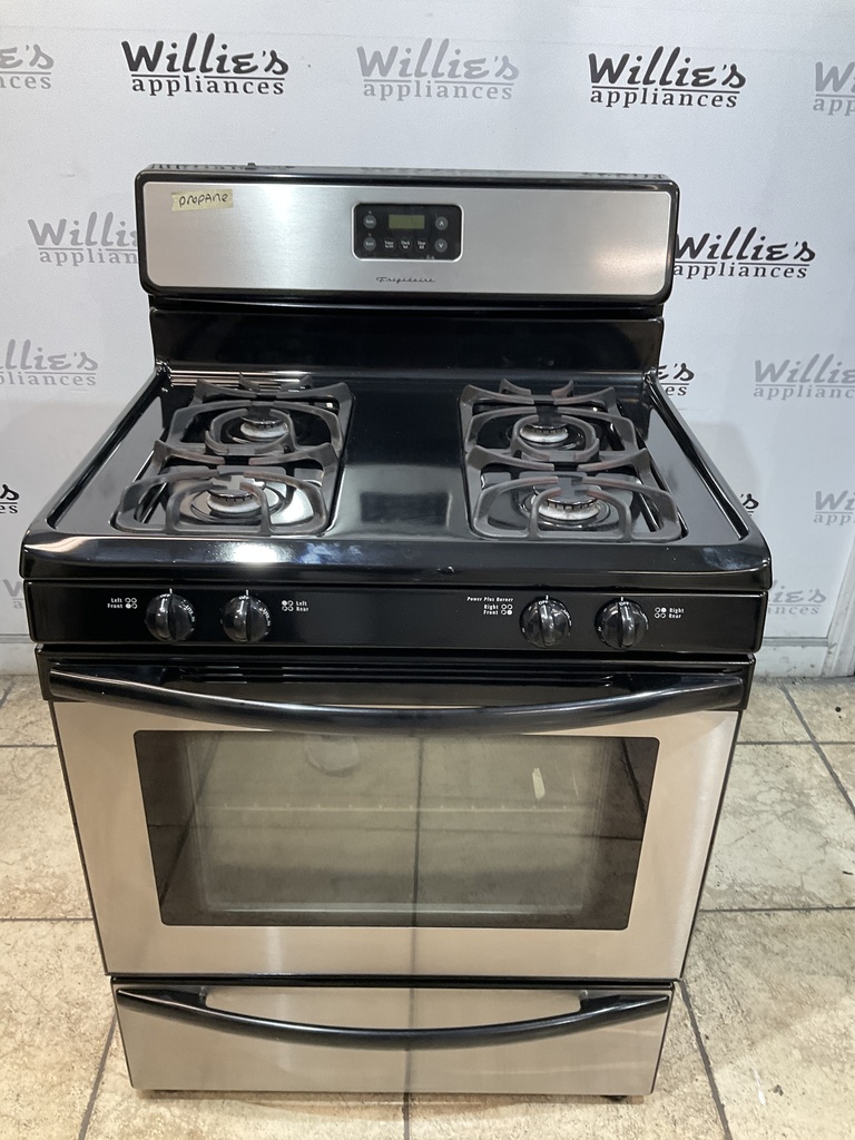 Frigidaire Used Gas Propane Stove 30inches (Stainless Steel) 