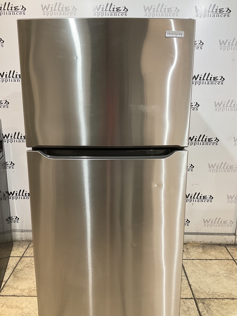 Frigidaire Used Refrigerator Top and Bottom 30x66 (Stainless Steel) 