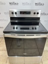 Whirlpool Used Electric Stove 220volts (40/50 AMP) 30inches {no cord} (Stainless Steel) 