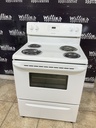 Frigidaire Used Electric Stove 220volts (40/50AMP) 30inches {no cord} (White) 