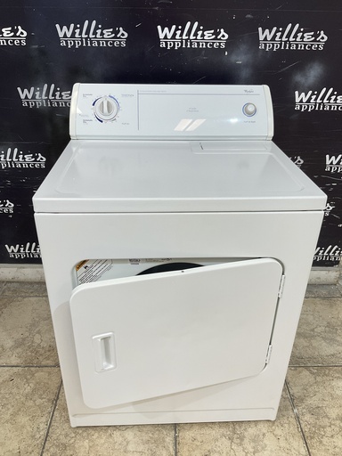 [105506] Whirlpool Used Electric Dryer 220volts (30 AMP) 29inches {4 prong} (White) 